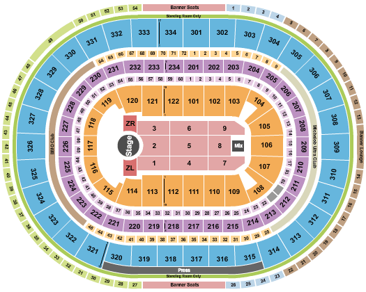 United Center Zayn Seating Chart